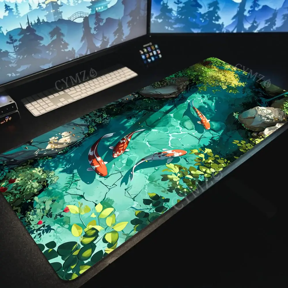 Vibrant red koi fish design large Mouse Pad Desk Mat Non-Slip Gaming mats pc accessories keyboard mousepad Office carpet
Vibrant red koi fish design large Mouse Pad Desk Mat Non-Slip Gaming mats pc accessories keyboard mousepad Office carpet