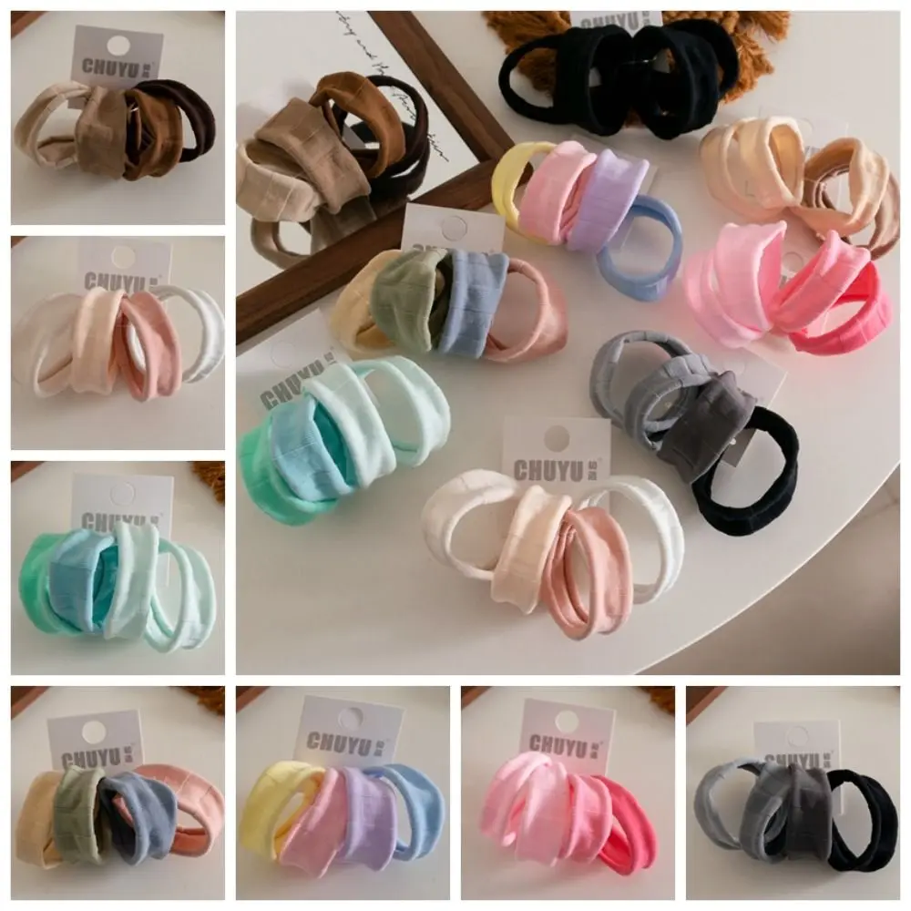 4pcs/set Simple Macaron Color Hair Rope Set High Elastic Seamless Towel Hair Ties Cloth Korean Style Elastic Hair Rings Daily
4pcs/set Simple Macaron Color Hair Rope Set High Elastic Seamless Towel Hair Ties Cloth Korean Style Elastic Hair Rings Daily
