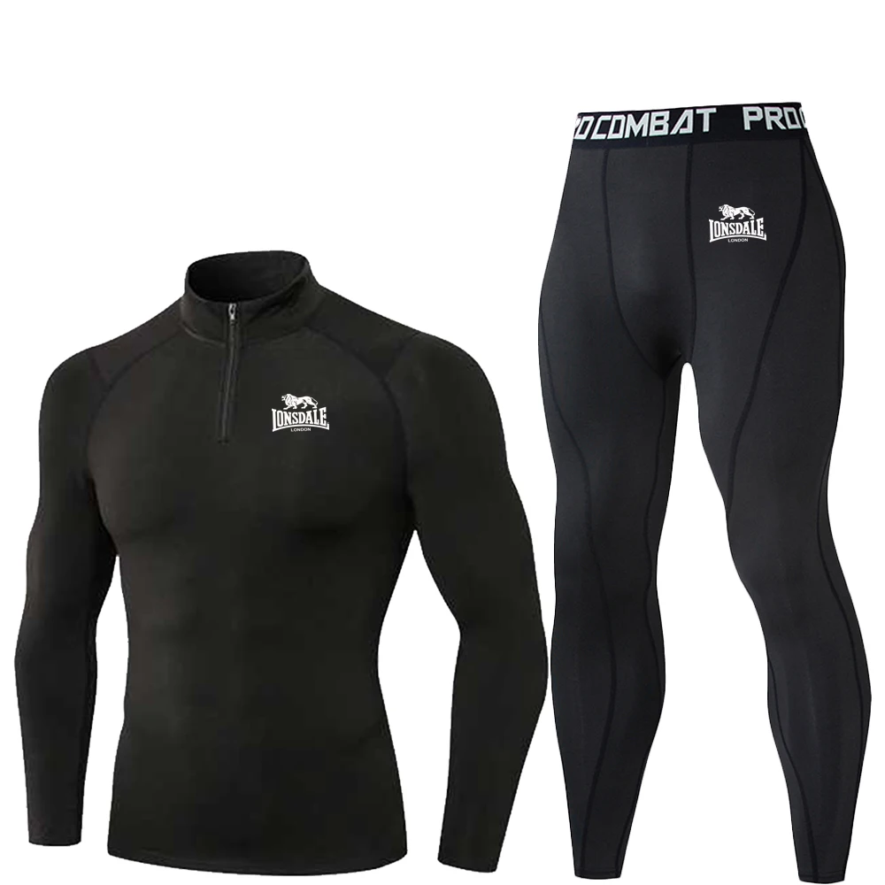 Men's Quick-Dry High-Elastic Training Suit for Gym, Running, Basketball, and Football - LONSDALE Gymwear Compression Gear
Men's Quick-Dry High-Elastic Training Suit for Gym, Running, Basketball, and Football - LONSDALE Gymwear Compression Gear
