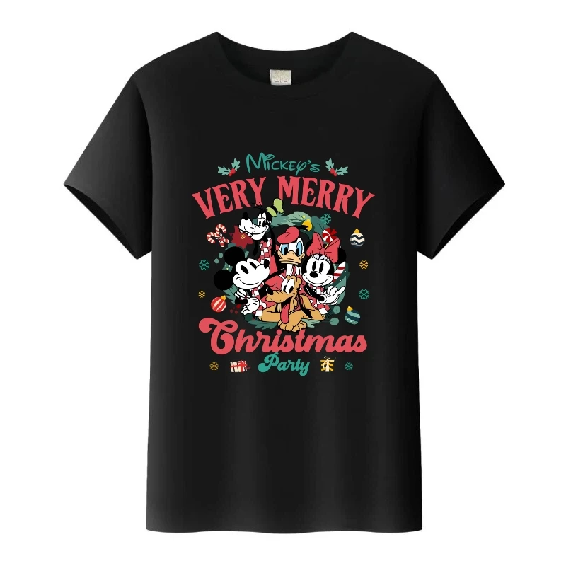 Disneyland Mickey Mouse Christmas Graphics Tees Children Loose T-Shirt Women Streetwear Short Sleeves Top Family Man Blouse Gift
Disneyland Mickey Mouse Christmas Graphics Tees Children Loose T-Shirt Women Streetwear Short Sleeves Top Family Man Blouse Gift