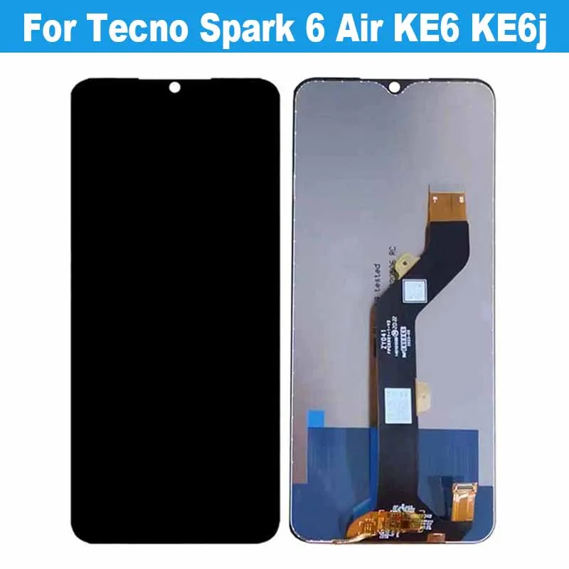 For Tecno Spark 6 Air KE6 KE6j LCD Display Touch Screen Digitizer Assembly
For Tecno Spark 6 Air KE6 KE6j LCD Display Touch Screen Digitizer Assembly