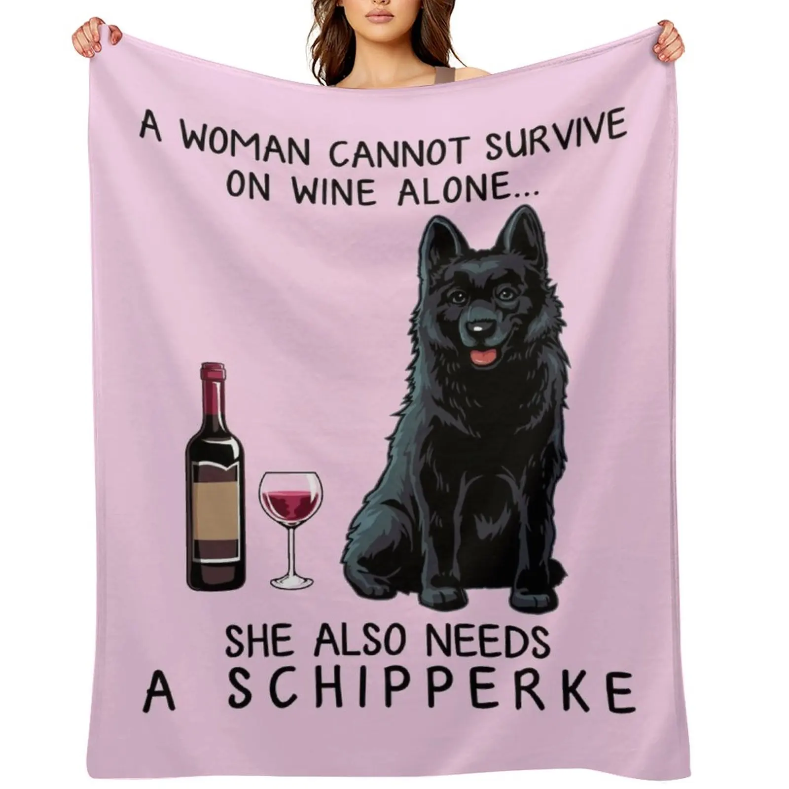 Schipperke and wine Funny gift for dog mom Throw Blanket Stuffeds Soft Beds Luxury Thicken Beautifuls Blankets
Schipperke and wine Funny gift for dog mom Throw Blanket Stuffeds Soft Beds Luxury Thicken Beautifuls Blankets