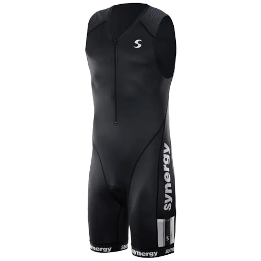 Men's Triathlon Sleeveless Trisuit for racing quick-dry polyester blend black with neon yellow accents seamless construction an
Men's Triathlon Sleeveless Trisuit for racing quick-dry polyester blend black with neon yellow accents seamless construction an