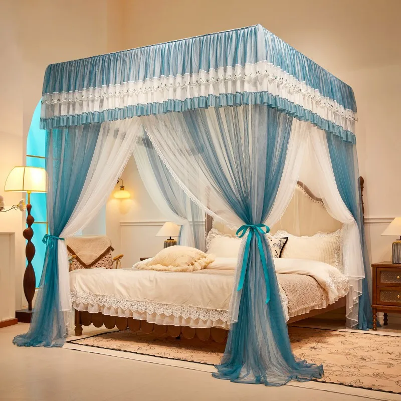Summer Princess Wind Dust-proof Mosquito Net Household Floor Type Square Removable Bed Curtain No Bracket For 1.8-2.0m Bed
Summer Princess Wind Dust-proof Mosquito Net Household Floor Type Square Removable Bed Curtain No Bracket For 1.8-2.0m Bed