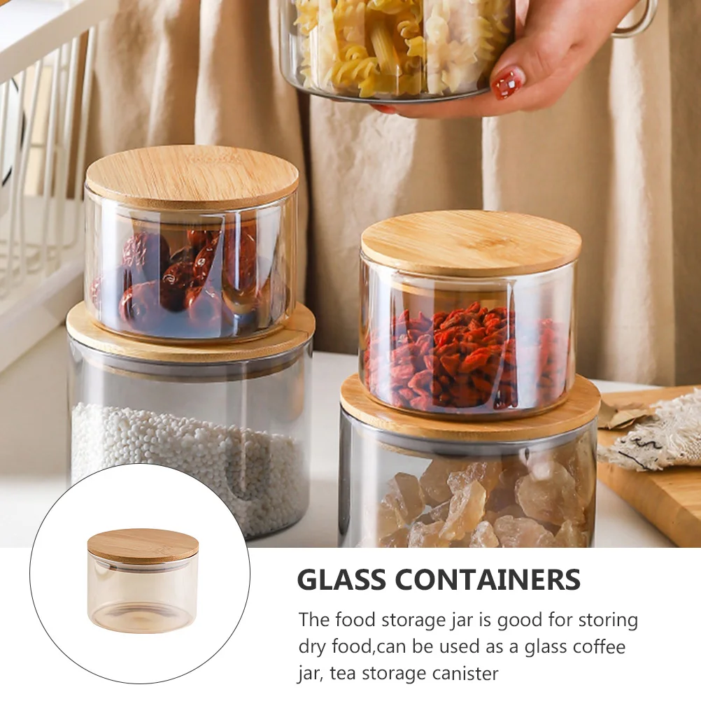 Food Container with Lid Airtight Jar Tea Jars Storage Glass Sealed Dry Convenient
Food Container with Lid Airtight Jar Tea Jars Storage Glass Sealed Dry Convenient