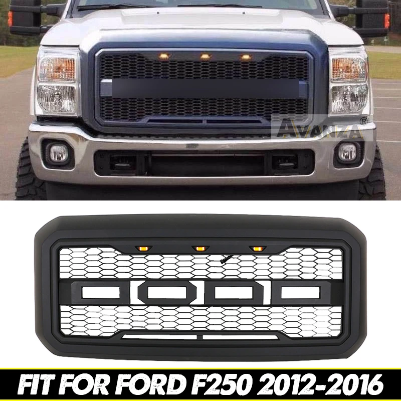 Front Grill With LED Light Modification Racing Grill Fits 2012-2016 For Ford F250 Grill
Front Grill With LED Light Modification Racing Grill Fits 2012-2016 For Ford F250 Grill