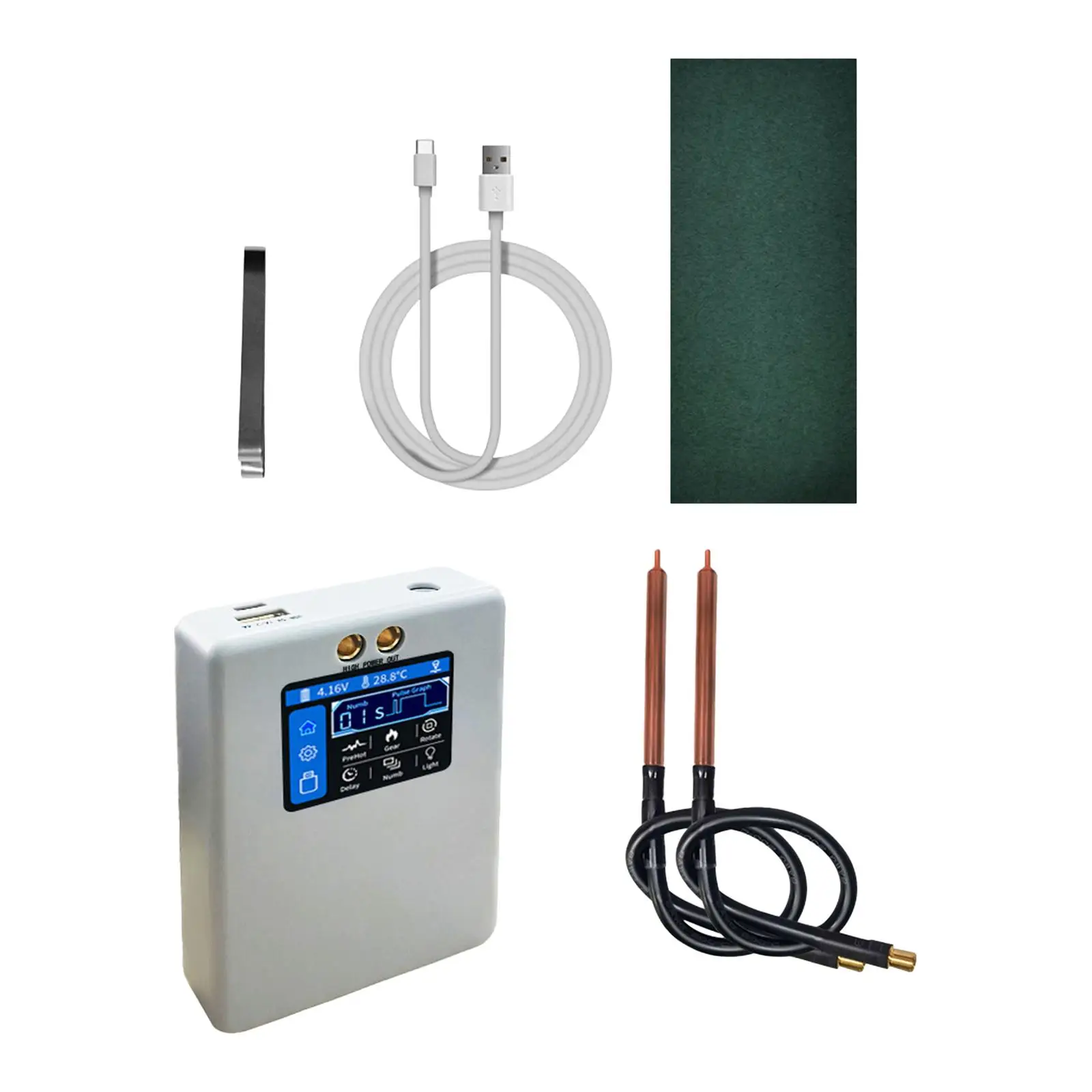 Battery Spot Welder with Long Spot Welding Pen Multifunctional LCD Display Screen Welding Tool Professional Spot Welding Machine
Battery Spot Welder with Long Spot Welding Pen Multifunctional LCD Display Screen Welding Tool Professional Spot Welding Machine