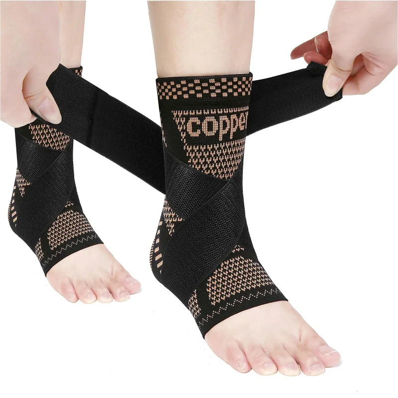 1 Pair Copper Ankle Brace Support Ankle Compression Sleeve Socks for Plantar Fasciitis Sprained Achilles Tendon Pain Relief
1 Pair Copper Ankle Brace Support Ankle Compression Sleeve Socks for Plantar Fasciitis Sprained Achilles Tendon Pain Relief
