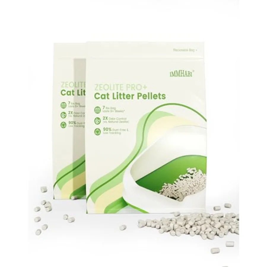 Enhanced Cat Litter Pellets, Generic Litter Refills Exclusively for Shifting Litter Box Systems, Dehydrating Pellets, Zeolite,
Enhanced Cat Litter Pellets, Generic Litter Refills Exclusively for Shifting Litter Box Systems, Dehydrating Pellets, Zeolite,