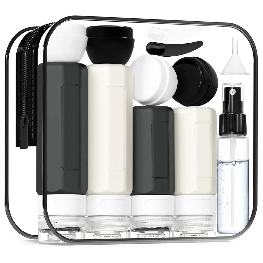 17 Pack Travel Bottles TSA Approved Travel Size Toiletries Leak Proof Containers for Toiletries Silicone Squeezable Container f
17 Pack Travel Bottles TSA Approved Travel Size Toiletries Leak Proof Containers for Toiletries Silicone Squeezable Container f