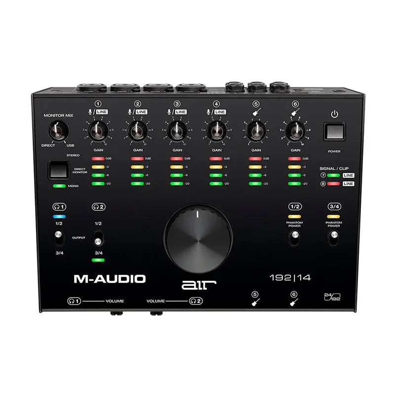 M-AUDIO AIR 192-14 звуковая карта 8 в 4 out профессиональная звуковая интерфейсная запись студийная звуковая карта USB
M-AUDIO AIR 192-14 звуковая карта 8 в 4 out профессиональная звуковая интерфейсная запись студийная звуковая карта USB