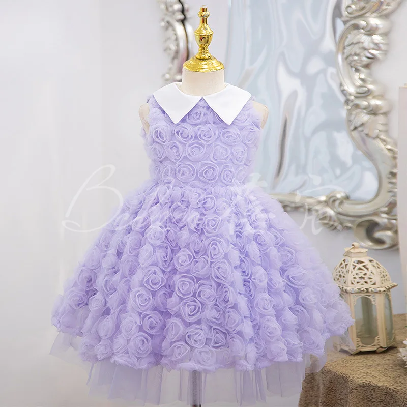 Kids Girls party dress 2025 new three-dimensional rose princess sweet tutu performance dresses
Kids Girls party dress 2025 new three-dimensional rose princess sweet tutu performance dresses