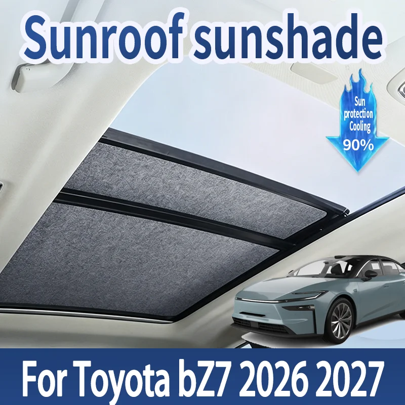 Car Sun Visor For Toyota bZ7 2026 2027 Auto Electrostatic Adsorption Sky Curtain Sunshade Insulation Roof Visor Accessories
Car Sun Visor For Toyota bZ7 2026 2027 Auto Electrostatic Adsorption Sky Curtain Sunshade Insulation Roof Visor Accessories