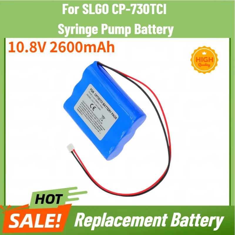 High Quality CP-730TCI Syringe Pump Battery for SLGO CP-730TCI Replacement Battery 10.8V 2600mAh
High Quality CP-730TCI Syringe Pump Battery for SLGO CP-730TCI Replacement Battery 10.8V 2600mAh