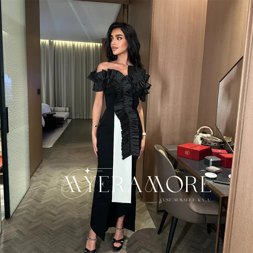 Elegant Sleeveless Evening Dress for Women Pleated Contrast Color One Shoulder Prom Dresses Formal Cocktail Dress Customized
Elegant Sleeveless Evening Dress for Women Pleated Contrast Color One Shoulder Prom Dresses Formal Cocktail Dress Customized