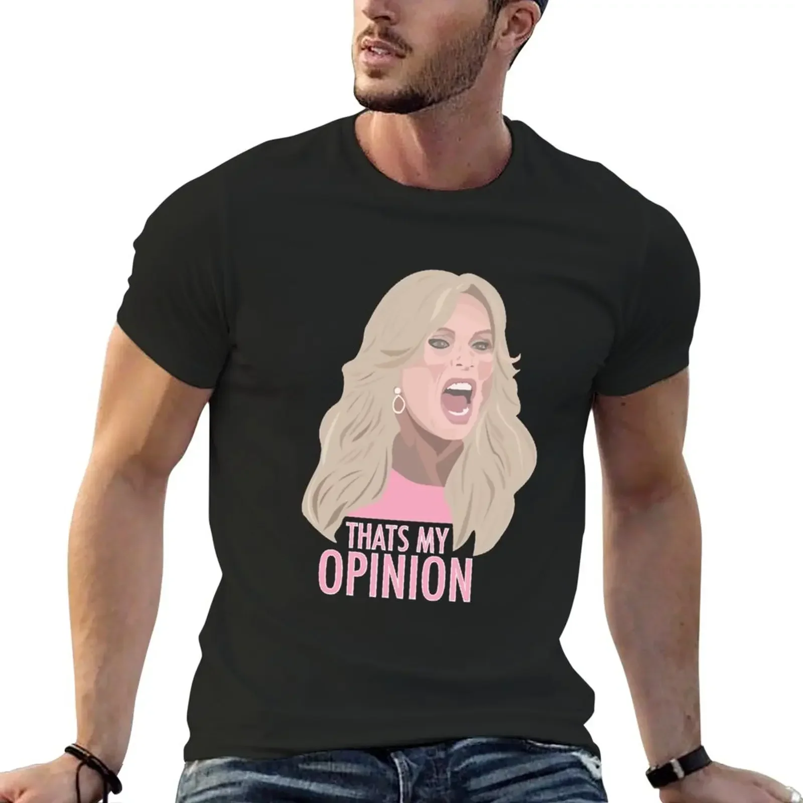 Новая отличная модель, мужская и женская футболка Tamra Judge Thats My Opinion, подарок для любителей кино, летние футболки с аниме для тренировок для мужчин
Новая отличная модель, мужская и женская футболка Tamra Judge Thats My Opinion, подарок для любителей кино, летние футболки с аниме для тренировок для мужчин