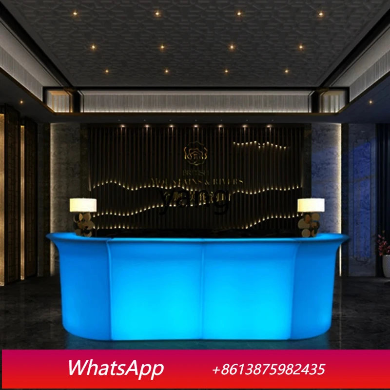 LMM Hotel Reception Front Desk Bar Furniture Table Entertainment Bartending Loose Table
LMM Hotel Reception Front Desk Bar Furniture Table Entertainment Bartending Loose Table