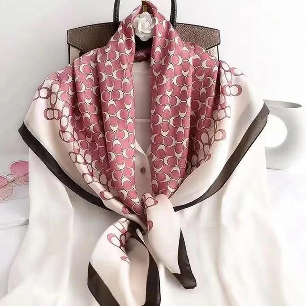 New Women Silk Scarf 90cm Square Hijab Fashion Versatile Korean Edition Silk Scarf Multi purpose Shirt Bandana Neckerchief
New Women Silk Scarf 90cm Square Hijab Fashion Versatile Korean Edition Silk Scarf Multi purpose Shirt Bandana Neckerchief