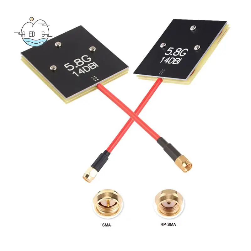 AED6-FPV 5.8G 14Dbi High Gain Panel Antenna For Phantom/Transmitter RC832 RC805 Receiver QAV250 F450 Quadcopter
AED6-FPV 5.8G 14Dbi High Gain Panel Antenna For Phantom/Transmitter RC832 RC805 Receiver QAV250 F450 Quadcopter