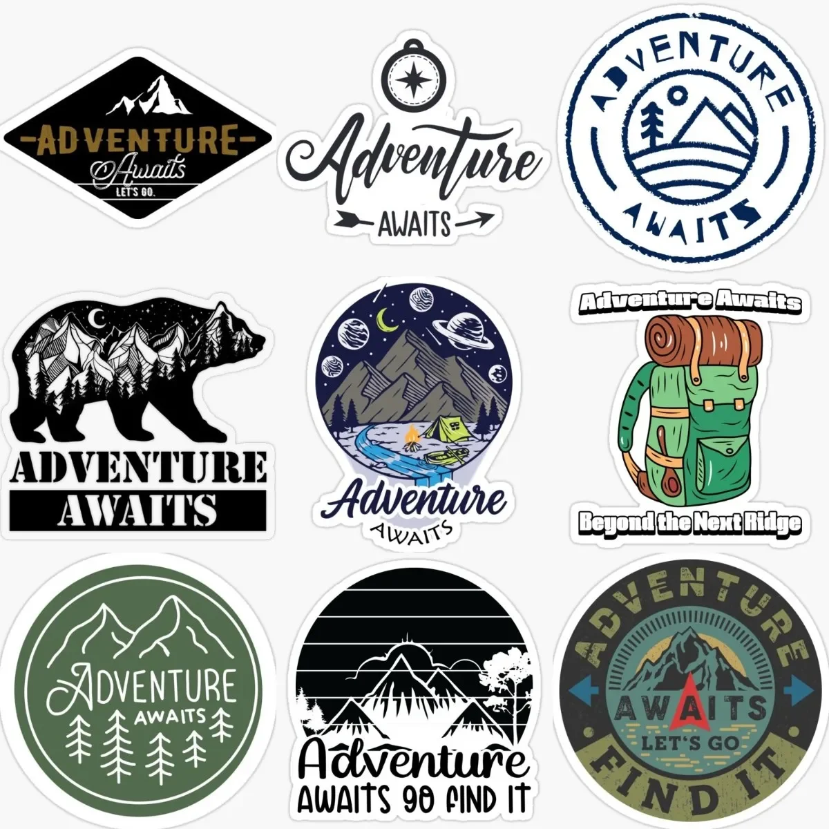 Adventure Awaits Creative Stickers for Decorate Sticker Motorcycle Car Window Camper Van Off Road Bumper Wall Decal Accessories
Adventure Awaits Creative Stickers for Decorate Sticker Motorcycle Car Window Camper Van Off Road Bumper Wall Decal Accessories