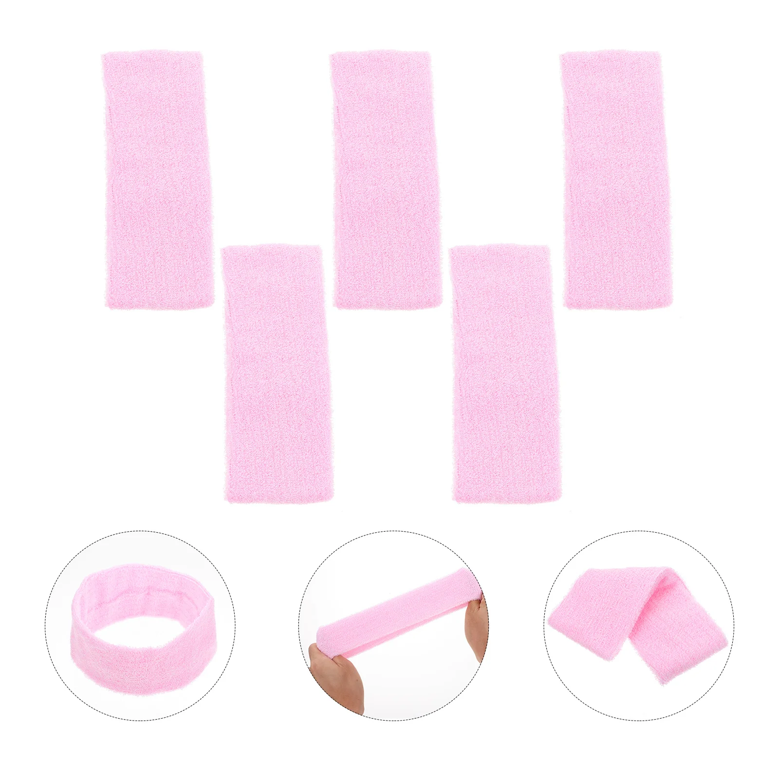 5Pcs Sweat Absorbing Hair Bands Comfortable Elastic Headbands for Sports Yoga Running Portable Fitness Head Band
5Pcs Sweat Absorbing Hair Bands Comfortable Elastic Headbands for Sports Yoga Running Portable Fitness Head Band