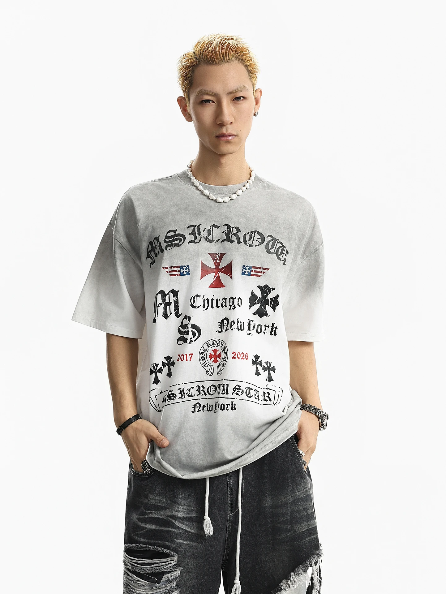 BETEBULE American High Street Letter Print Dirty Short Sleeve T-Shirt Men Summer Retro Trend Loose round Neck Top
BETEBULE American High Street Letter Print Dirty Short Sleeve T-Shirt Men Summer Retro Trend Loose round Neck Top