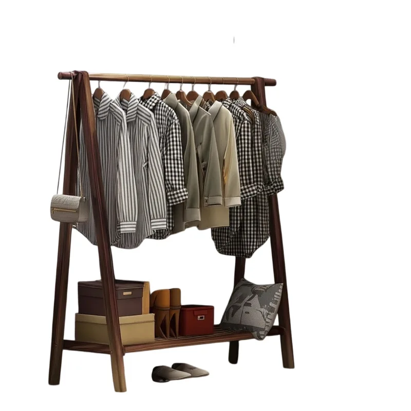 Solid wood hangers, floor-to-ceiling bedroom hangers, hanging clothes for home use, storage, hats, wooden clothes drying.
Solid wood hangers, floor-to-ceiling bedroom hangers, hanging clothes for home use, storage, hats, wooden clothes drying.