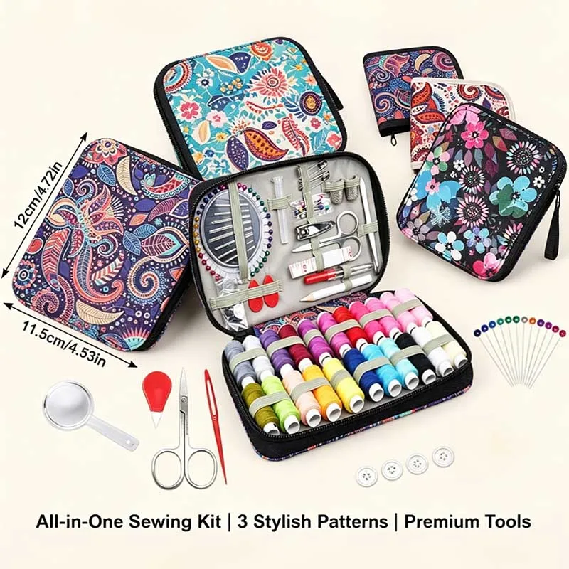 Sewing Kits DIY Multi-function Sewing Box Set for Hand Quilting Stitching Embroidery Thread Sewing Accessories Sewing Kits
Sewing Kits DIY Multi-function Sewing Box Set for Hand Quilting Stitching Embroidery Thread Sewing Accessories Sewing Kits