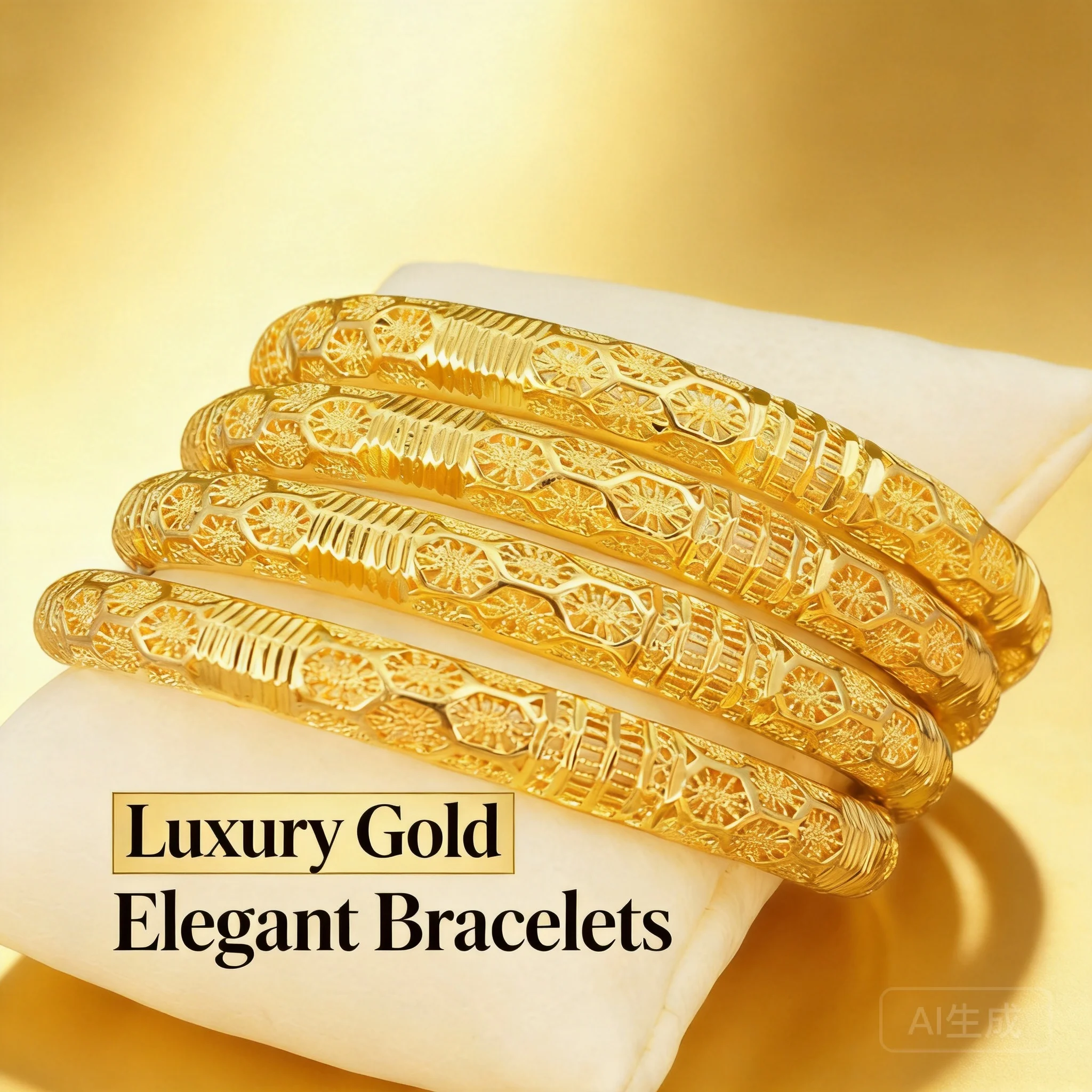 2026 Middle East Style Women's 24K Gold Plated Hollow Out Four Flower Pattern Bangle For Daily Wear Bridal Wedding Party Gift
2026 Middle East Style Women's 24K Gold Plated Hollow Out Four Flower Pattern Bangle For Daily Wear Bridal Wedding Party Gift