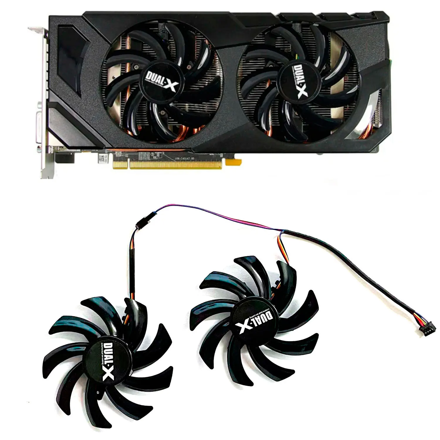 New GPU fan 4PIN 85MM FD7010H12S FDC10H12S9-C for Sapphire R9 270X 280X HD7870 HD7950 HD6850 graphics card cooling fan
New GPU fan 4PIN 85MM FD7010H12S FDC10H12S9-C for Sapphire R9 270X 280X HD7870 HD7950 HD6850 graphics card cooling fan