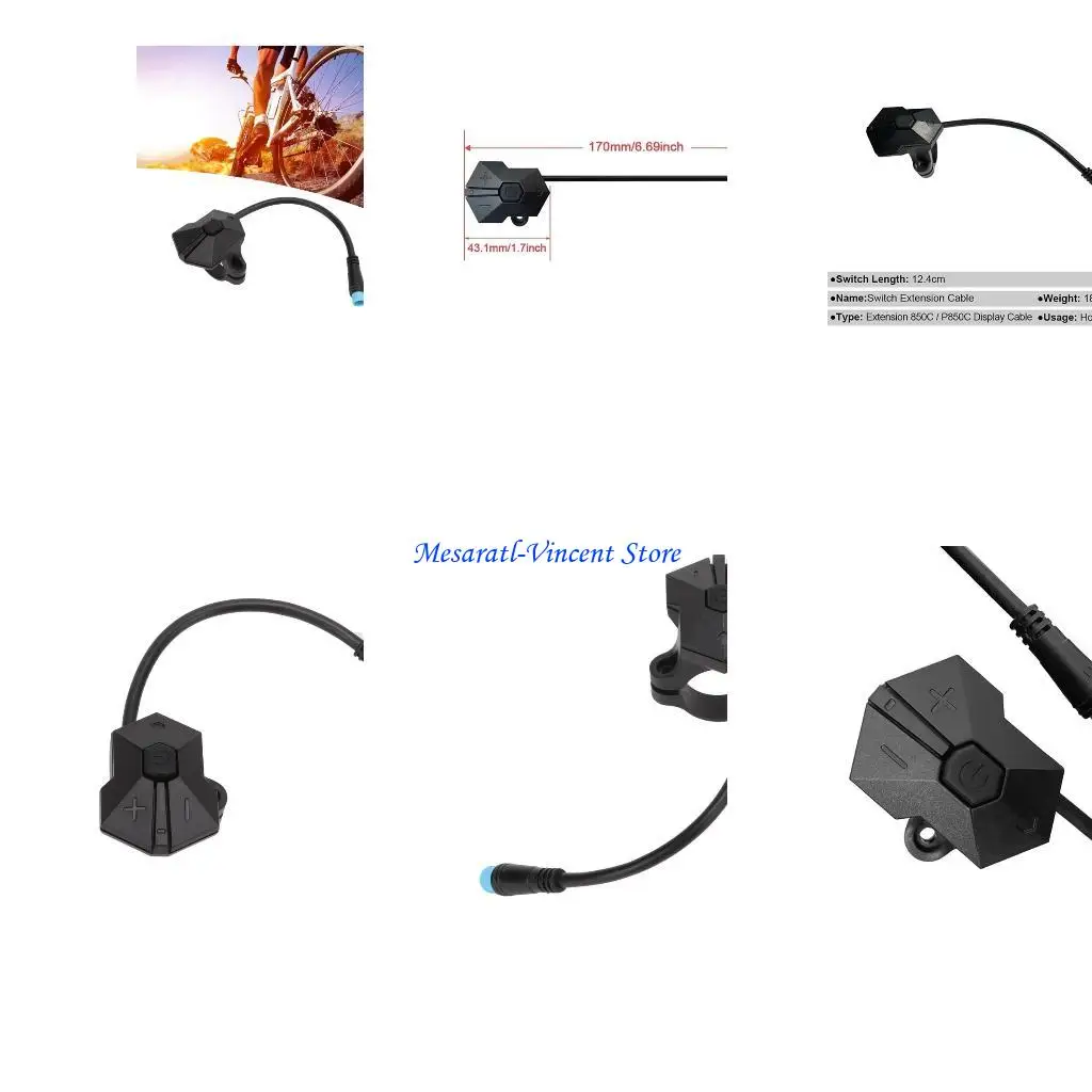 A70F 4Pin Bike Switch Button Controller for Bafang P850C Mount Motor Display Panel Replacement Button Switch Controller
A70F 4Pin Bike Switch Button Controller for Bafang P850C Mount Motor Display Panel Replacement Button Switch Controller