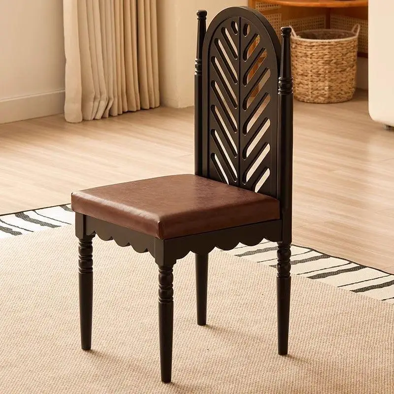DSA crown antique dining chair solid wood soft bag retro restaurant home backrest dining chair home leisure
DSA crown antique dining chair solid wood soft bag retro restaurant home backrest dining chair home leisure