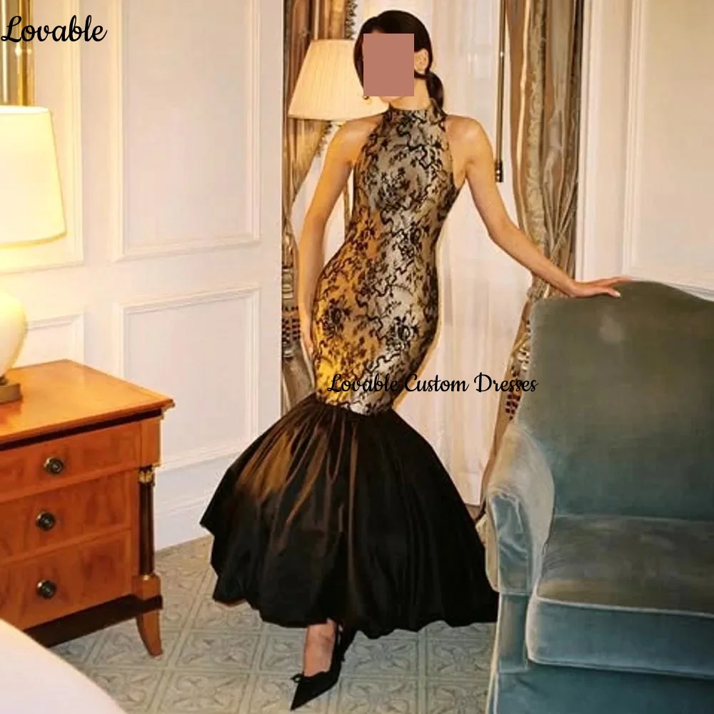 Customized فساتين سهرة Mermaid Halter Floor-Length Ruffle Luxury Evening Dresses Sleeveless Zipper Up Lining Dresses For Prom
Customized فساتين سهرة Mermaid Halter Floor-Length Ruffle Luxury Evening Dresses Sleeveless Zipper Up Lining Dresses For Prom