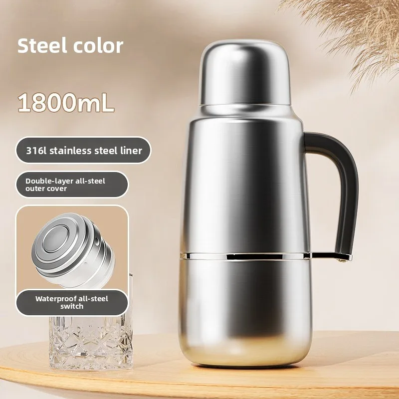 316 Stainless Steel Insulated Large Capacity Portable Handle Insulated Hot Water Bottle
316 Stainless Steel Insulated Large Capacity Portable Handle Insulated Hot Water Bottle