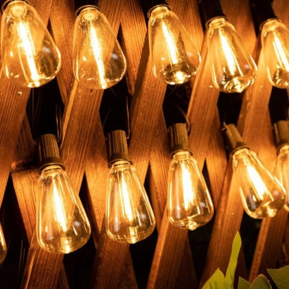 10/20 Bulbs LED String Lights Dimmable Waterproof LED Bulbs Lights Connectable Shatterproof Outdoor String Light Garden
10/20 Bulbs LED String Lights Dimmable Waterproof LED Bulbs Lights Connectable Shatterproof Outdoor String Light Garden