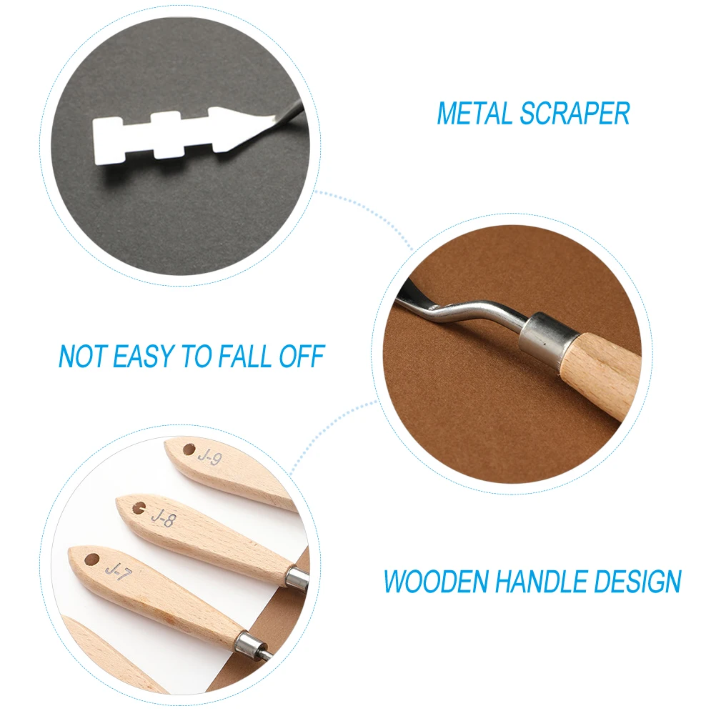 10Pcs Oil Painting Spatulas Metal Scrapers Wooden Handle Durable Mixing Tools Painting Supplies Color Mixing Spatulas
10Pcs Oil Painting Spatulas Metal Scrapers Wooden Handle Durable Mixing Tools Painting Supplies Color Mixing Spatulas
