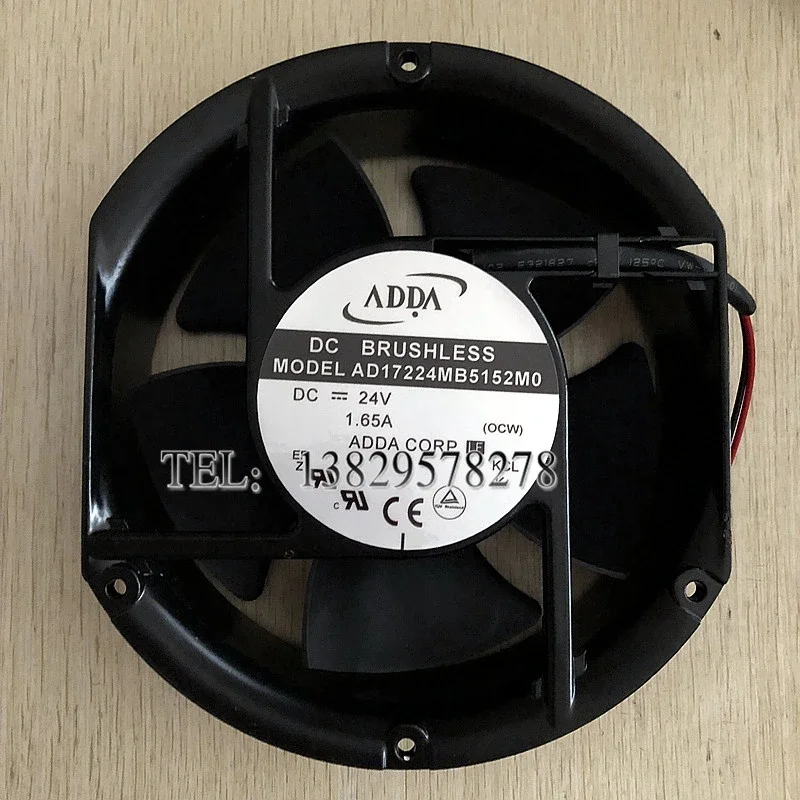 ADDA AD17224LB5151M0 DC 24V 1.65A 172x152x51mm 2-Wire Server Cooling Fan
ADDA AD17224LB5151M0 DC 24V 1.65A 172x152x51mm 2-Wire Server Cooling Fan