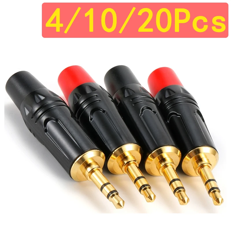 4/10/20PCS cable small three-core plug 3.5mm male Jack plug headphone stereo/mono wire diameter
4/10/20PCS cable small three-core plug 3.5mm male Jack plug headphone stereo/mono wire diameter