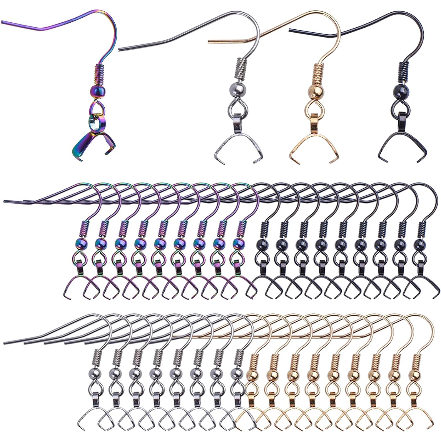 40pcs Stainless Steel Earring Hooks Hypoallergenic Earrings Hooks with Pendant Clasp Ear Wire Buckle Clasp Fish Hooks
40pcs Stainless Steel Earring Hooks Hypoallergenic Earrings Hooks with Pendant Clasp Ear Wire Buckle Clasp Fish Hooks