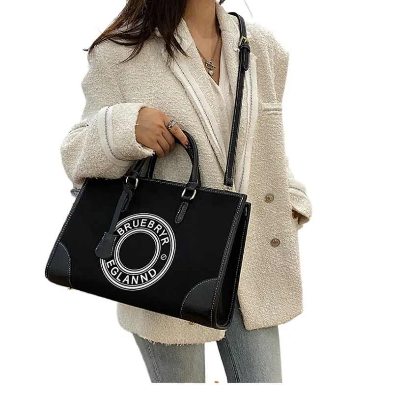 Large capacity tote bag female 2025 new retro single shoulder crossbody bag fashion printing simple canvas handbag
Large capacity tote bag female 2025 new retro single shoulder crossbody bag fashion printing simple canvas handbag