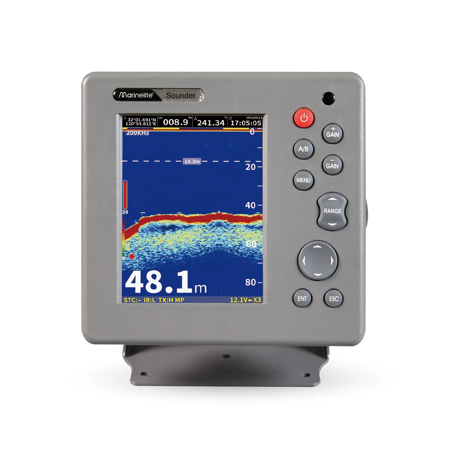 Digital Echo Sounder Marine Depth Gauge and GPS GPS for Ship Application CCS Certified
Digital Echo Sounder Marine Depth Gauge and GPS GPS for Ship Application CCS Certified