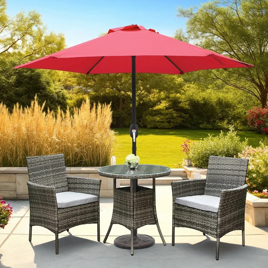 7.5ft Patio Umbrella with Crank Handle, Outdoor Market Umbrella with 6 Sturdy Ribs Waterproof for Garden/Deck/Backyard/Pool, Red
7.5ft Patio Umbrella with Crank Handle, Outdoor Market Umbrella with 6 Sturdy Ribs Waterproof for Garden/Deck/Backyard/Pool, Red