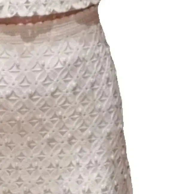 Spring/Summer Women O-Neck Crochet Hollow Pearl Beaded Knit Set Sleeveless Top + High Waist Slim Elegant Casual Mini Skirt
Spring/Summer Women O-Neck Crochet Hollow Pearl Beaded Knit Set Sleeveless Top + High Waist Slim Elegant Casual Mini Skirt