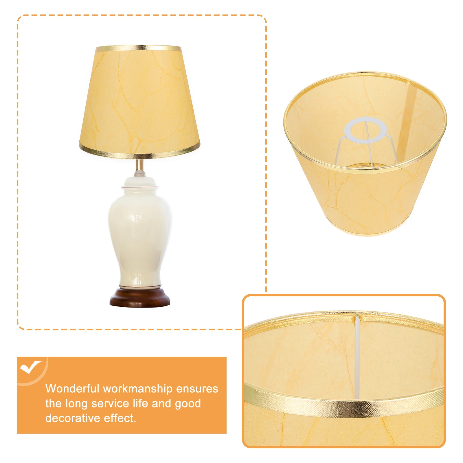 Delicate Cloth Lampshade Table Light Cover For Home Bedroom Decorative Lamp Shade Protective Desk Lamp Cover
Delicate Cloth Lampshade Table Light Cover For Home Bedroom Decorative Lamp Shade Protective Desk Lamp Cover