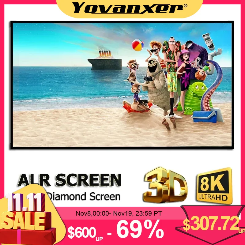 2025 New Black Diamond ALR Projector Screen Ambient Light Rejecting Fixed Frame 1CM Ultra Narrow Bezel CLR 4K 8K 3D Projection
2025 New Black Diamond ALR Projector Screen Ambient Light Rejecting Fixed Frame 1CM Ultra Narrow Bezel CLR 4K 8K 3D Projection