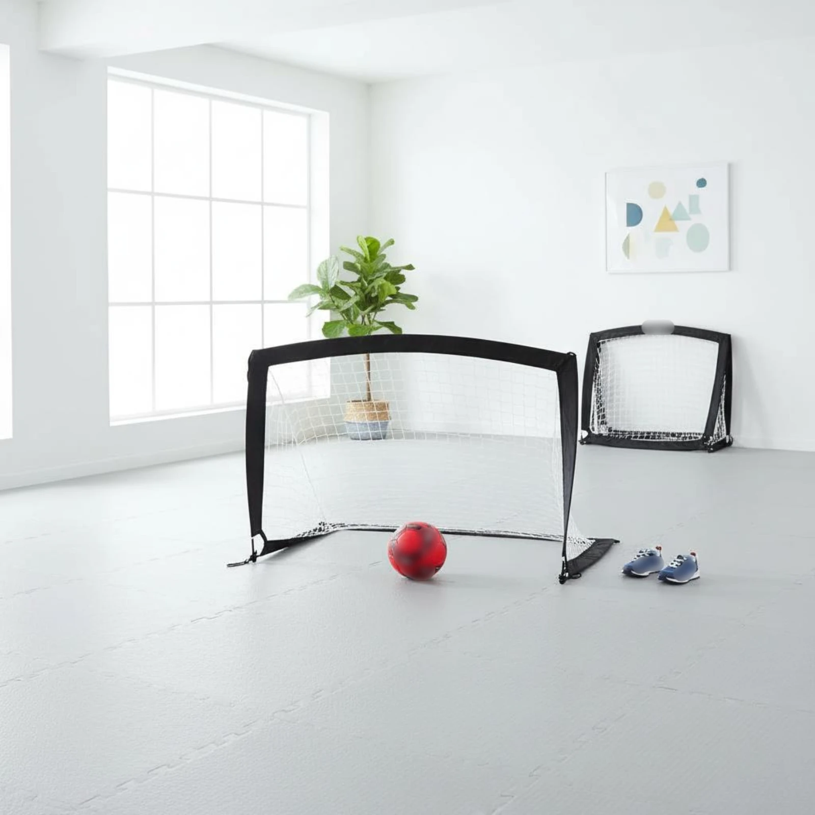 Foldable Soccer Goal Sturdy Portable Soccer Goal Sports Equipment for Yard
Foldable Soccer Goal Sturdy Portable Soccer Goal Sports Equipment for Yard