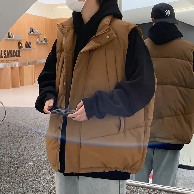 New The New Fall and Winter Retro Cotton Vest Men Thickened Collar Undershirt Coat Fashionable Loose Cotton Clothing Winter Coat
New The New Fall and Winter Retro Cotton Vest Men Thickened Collar Undershirt Coat Fashionable Loose Cotton Clothing Winter Coat