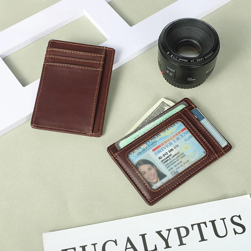 New RFID Blocking Men's Leather Wallet Slim Credit Card Holder Business Male Portable Mini Travel Purse For Man
New RFID Blocking Men's Leather Wallet Slim Credit Card Holder Business Male Portable Mini Travel Purse For Man