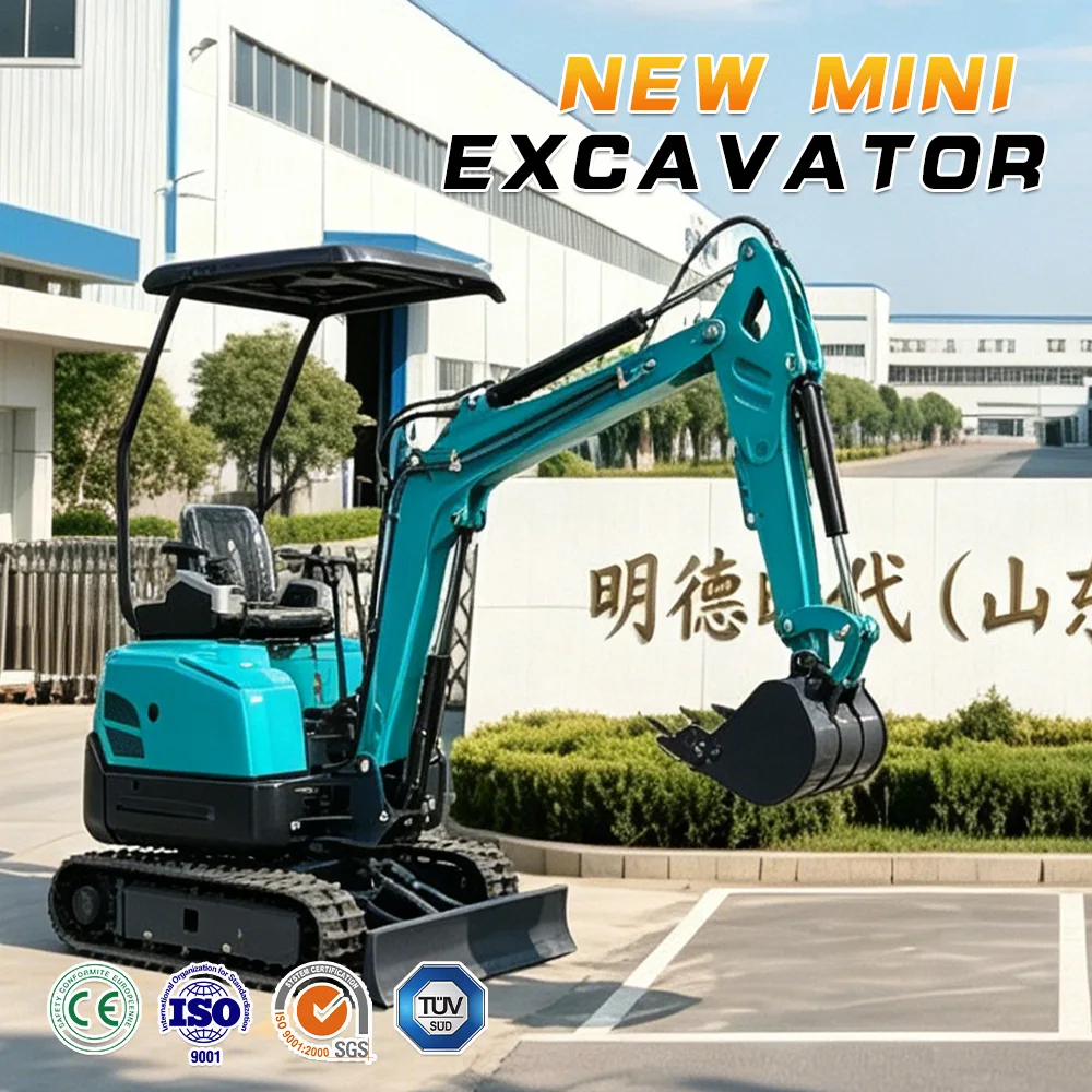 0.8Ton 1.5Ton 1.8Ton 2Ton Mini Excavator CE Euro 5 EPA Kubota Engine Hydraulic Micro Digger Full Attachments Rubber Track Bagger
0.8Ton 1.5Ton 1.8Ton 2Ton Mini Excavator CE Euro 5 EPA Kubota Engine Hydraulic Micro Digger Full Attachments Rubber Track Bagger