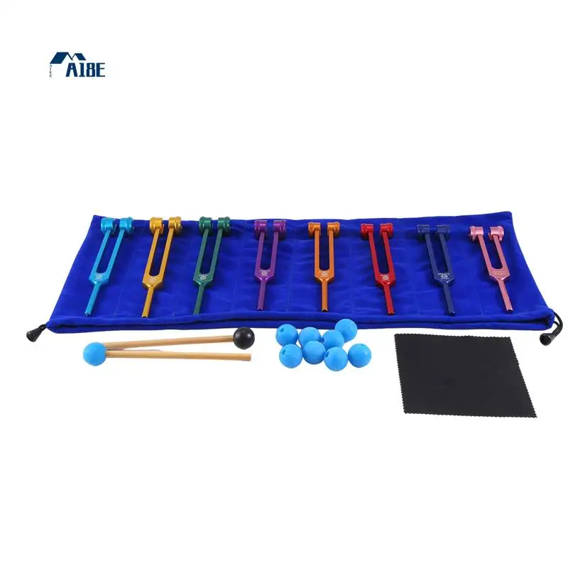 A18E-7 Chakras Tuning Fork + 1 Soul Weighted Tuning Forks,For Healing Chakra,Sound Therapy,Reliever Stress
A18E-7 Chakras Tuning Fork + 1 Soul Weighted Tuning Forks,For Healing Chakra,Sound Therapy,Reliever Stress